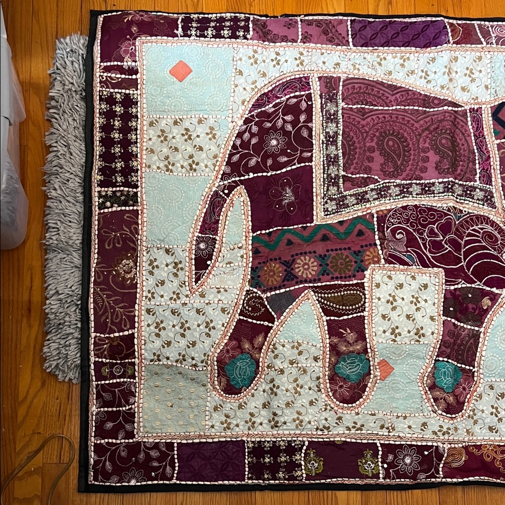Colorful Elephant Tapestry - Picture 2 of 9